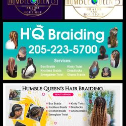 HumbleQueens Hair Braiding, 2969 PELHAM PKWY, Unit 0, Pelham, 35124