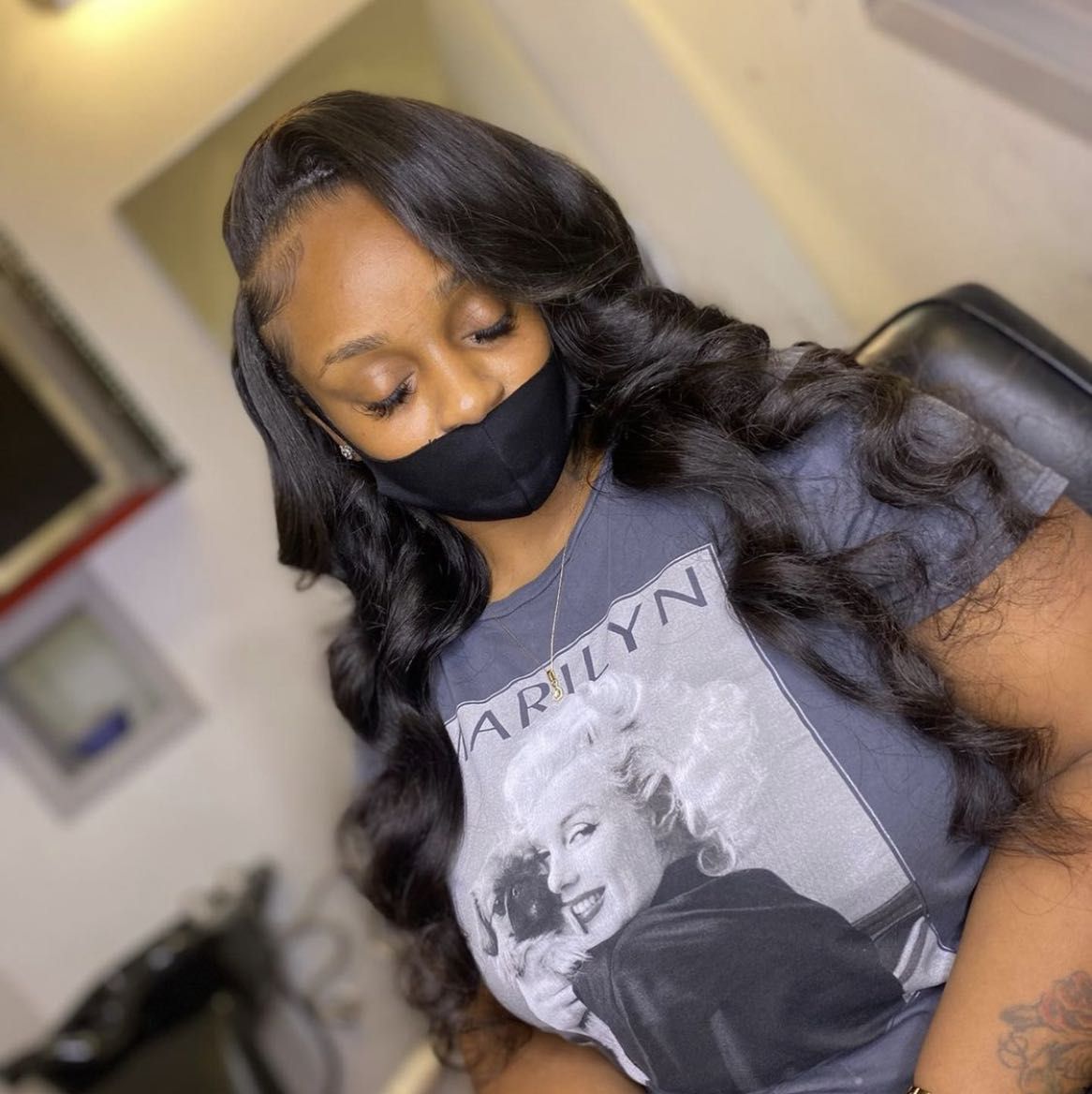 Traditional sew in (leave out ) portfolio