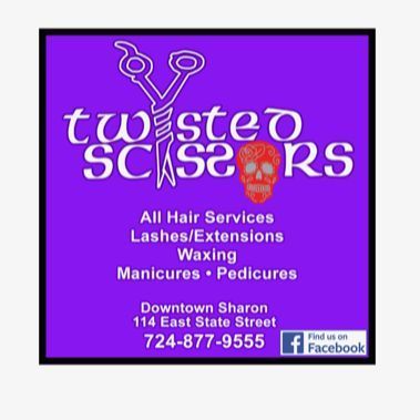 Twisted Scisssor's, 114 E State St, Sharon, 16146