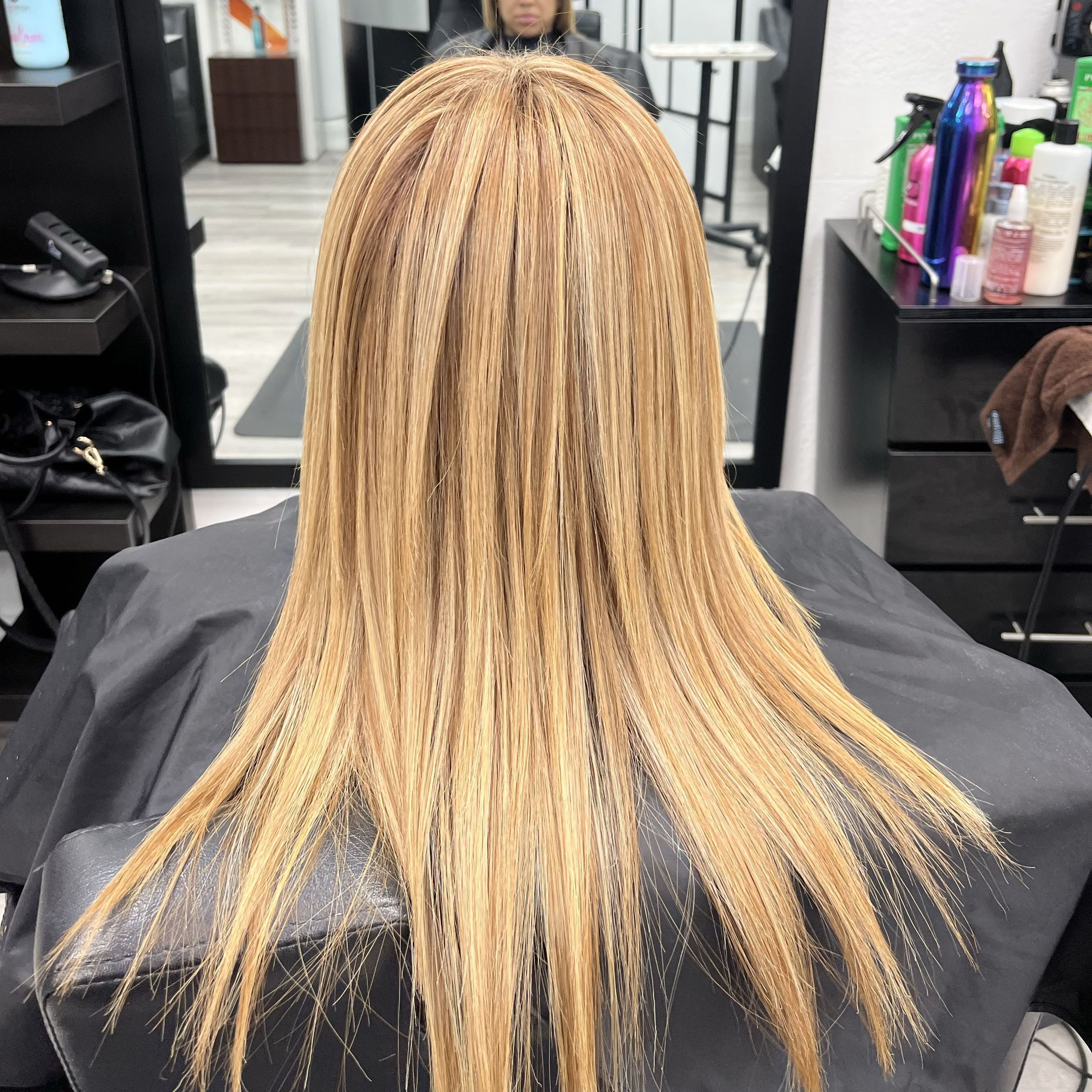 Highlight color haircut and style portfolio
