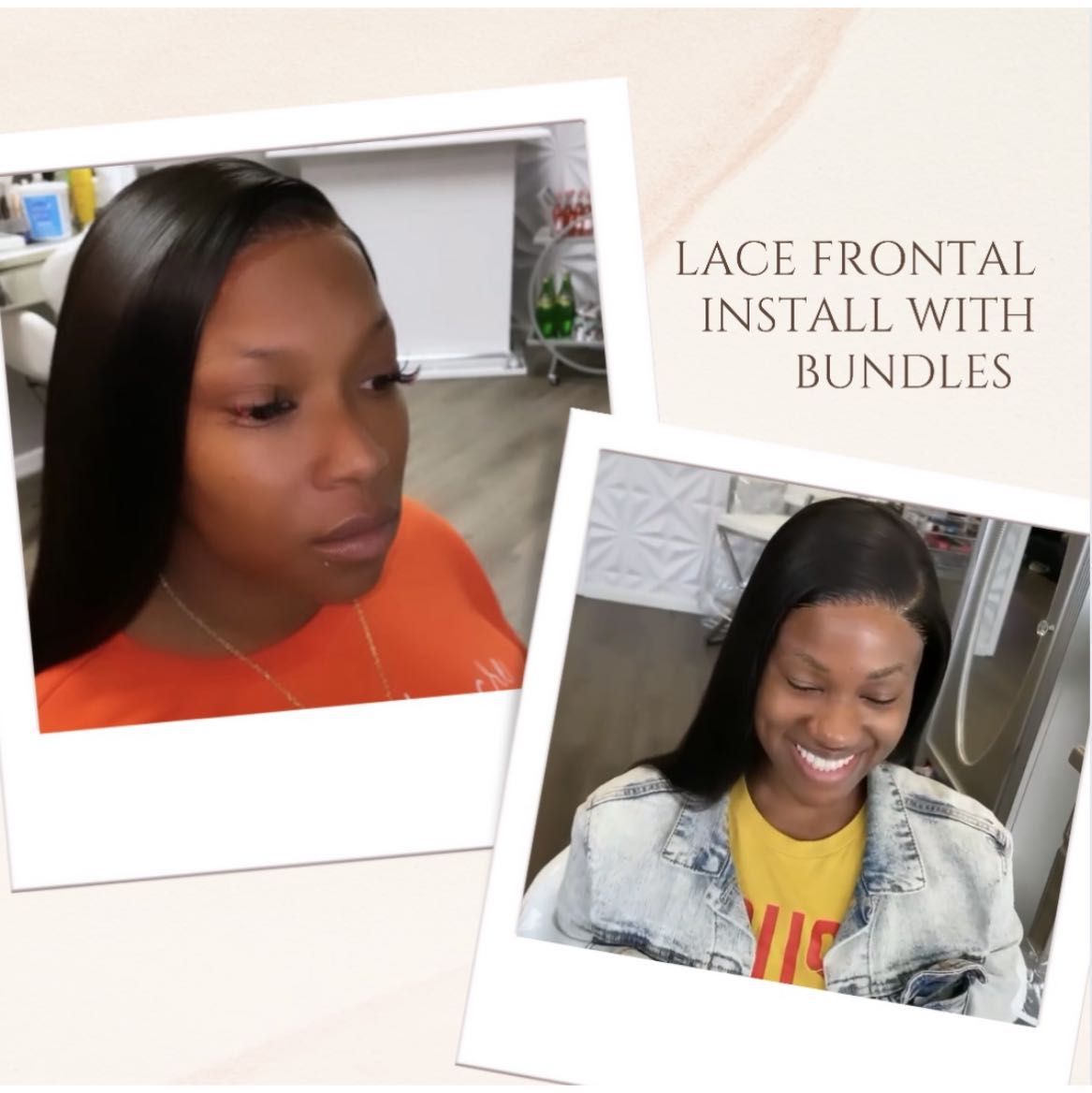 Lace Frontal With Bundles Install portfolio