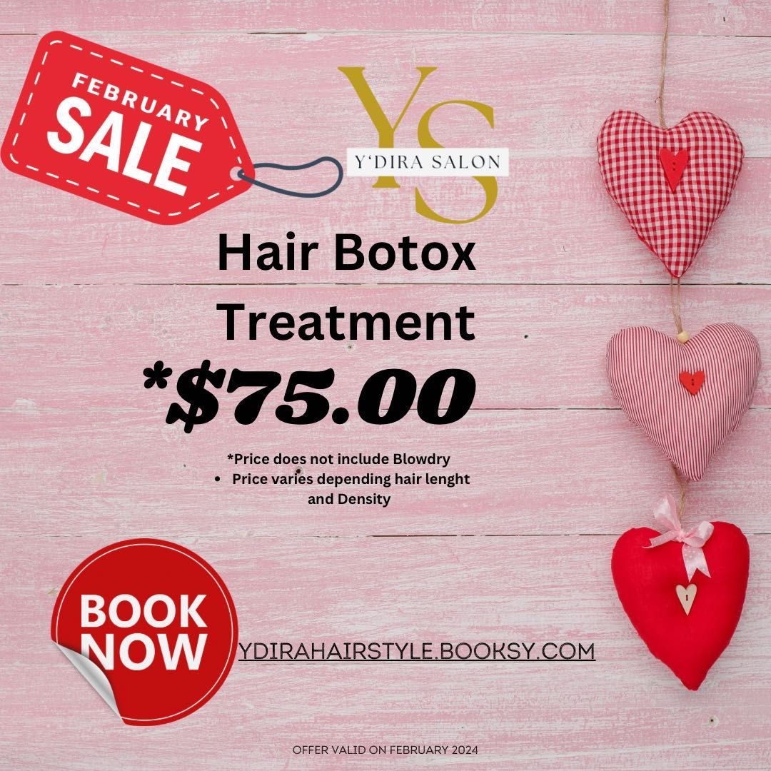 February offers Hair Botox treatments portfolio