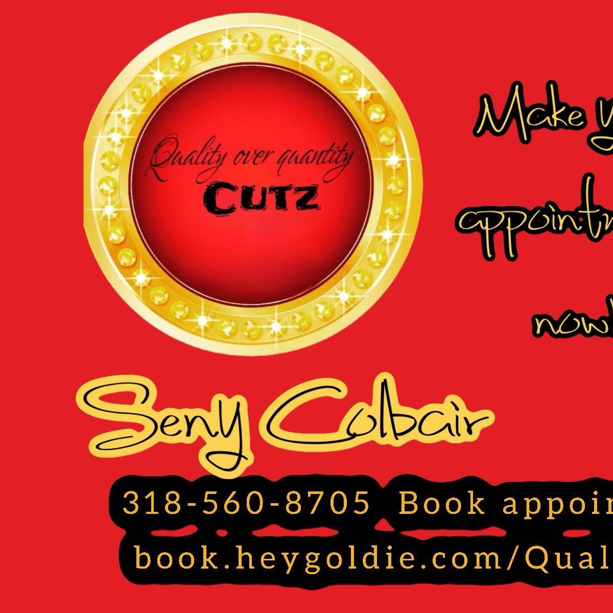 Quality over quantity Cutz, 1409 East 70th, suite 123, Shreveport, 71105