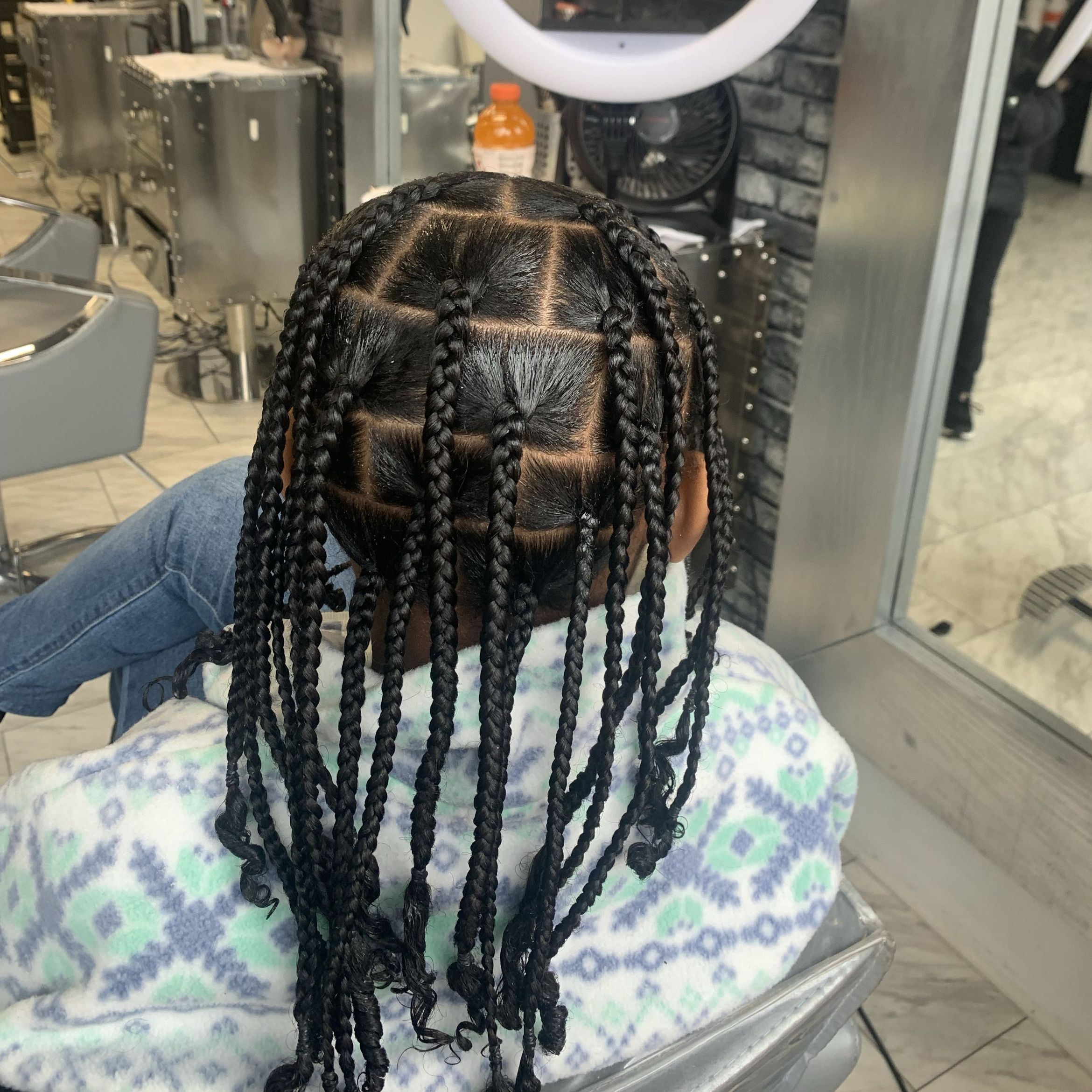 Women’s box braids NO HAIR portfolio