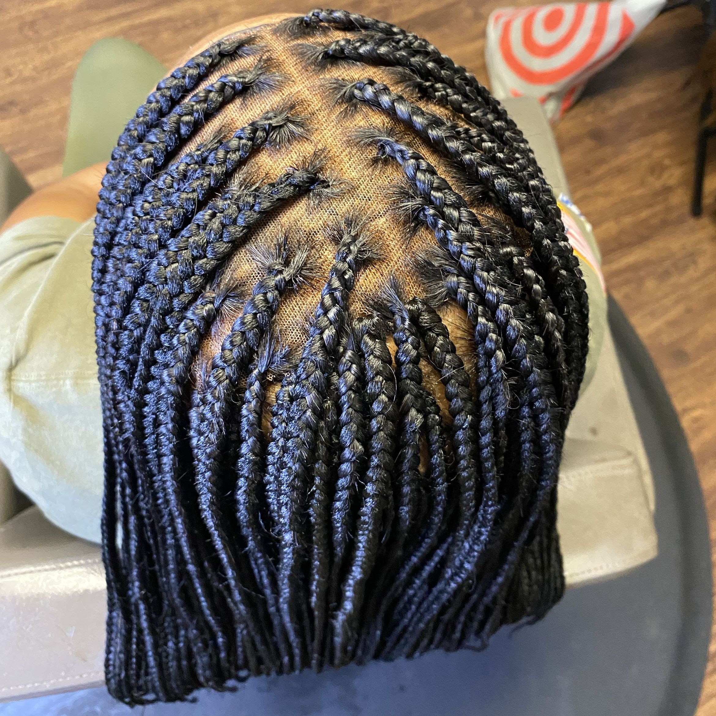 Knotless braids with frontal  (frontal included portfolio