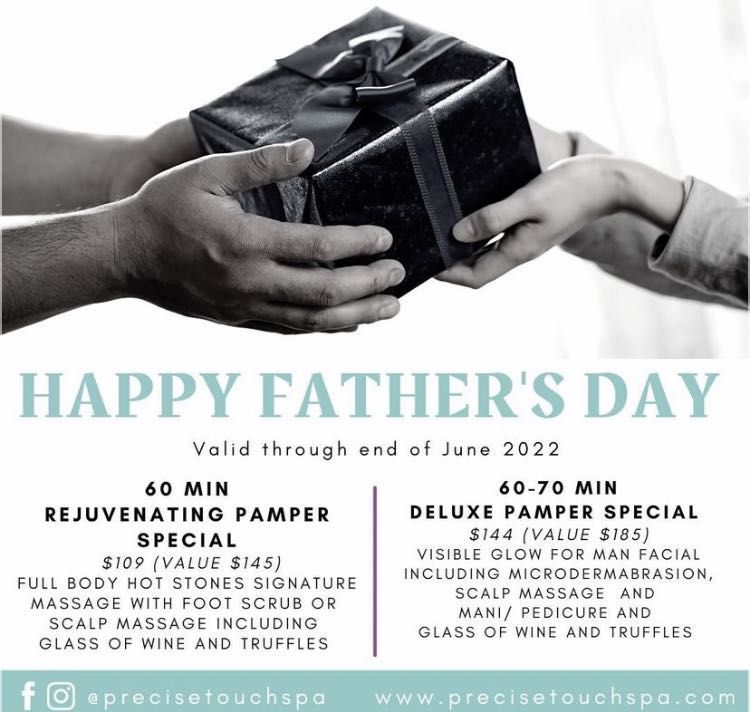 60 MIN FATHER’S Day Restorative Men's spa portfolio