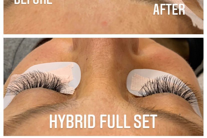 Eye lash Extensions (Full Set) (Hybird) portfolio