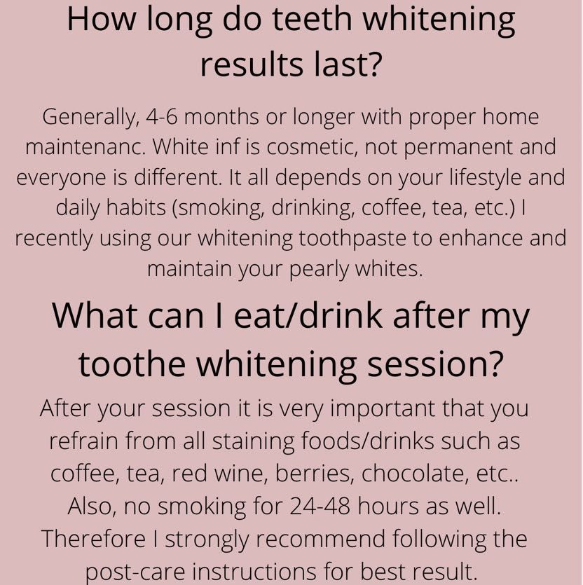 Teeth Whitening 1 Hour SPECIAL portfolio
