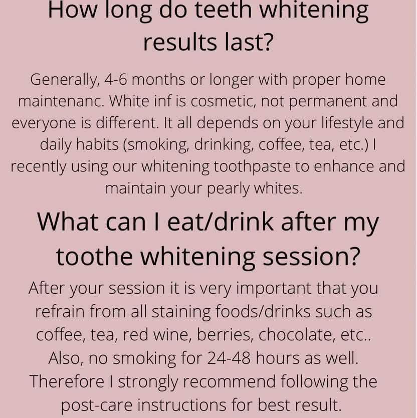 Teeth Whitening 30 mins portfolio