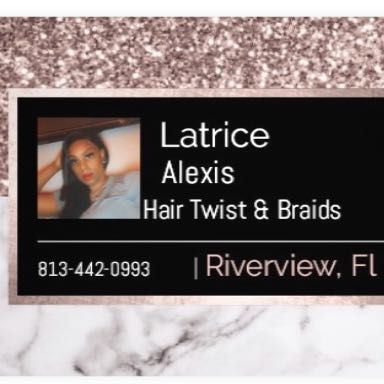 Latrice's Hair Twist and Braids LLC, Bullfrog creek, Gibsonton, 33534
