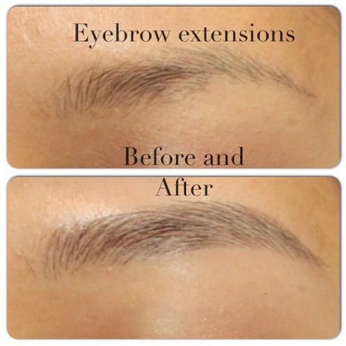 Eyebrows extensions portfolio