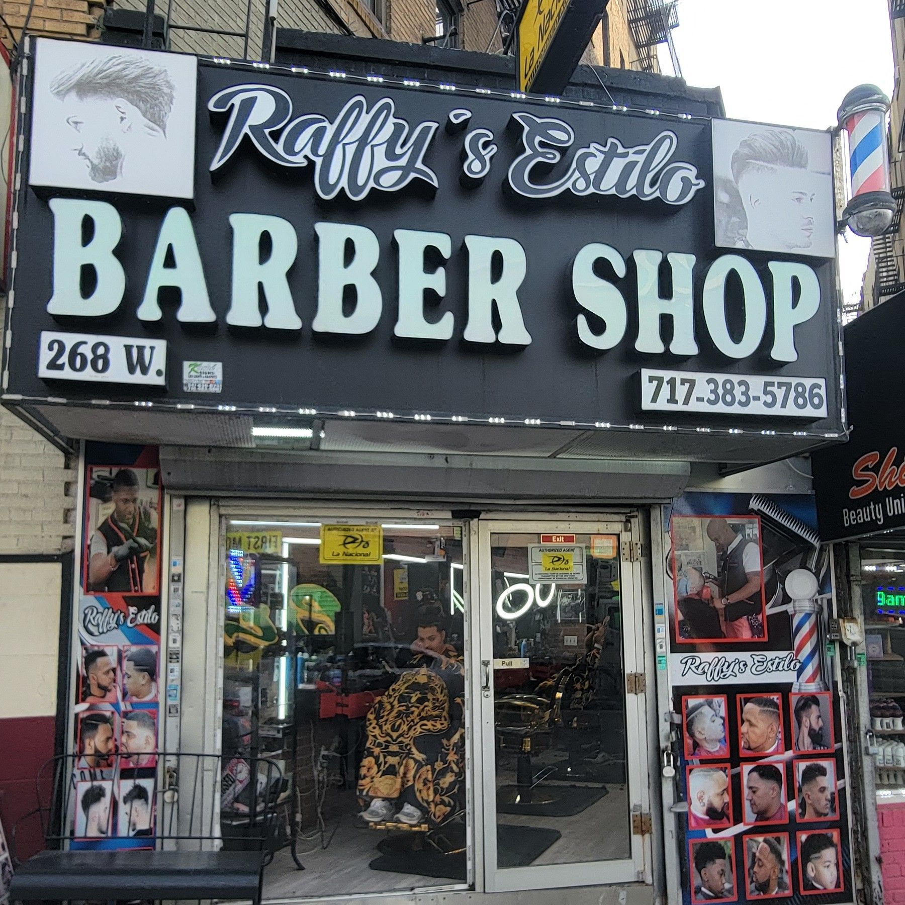 RAFFYS' STILO BARBER AHOP, 268 West Fordham Road, Bronx, 10468