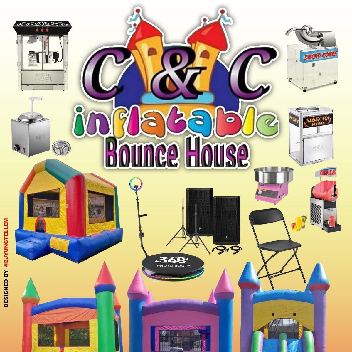 C&C Inflatable Bouncy house, Chicago, 60636