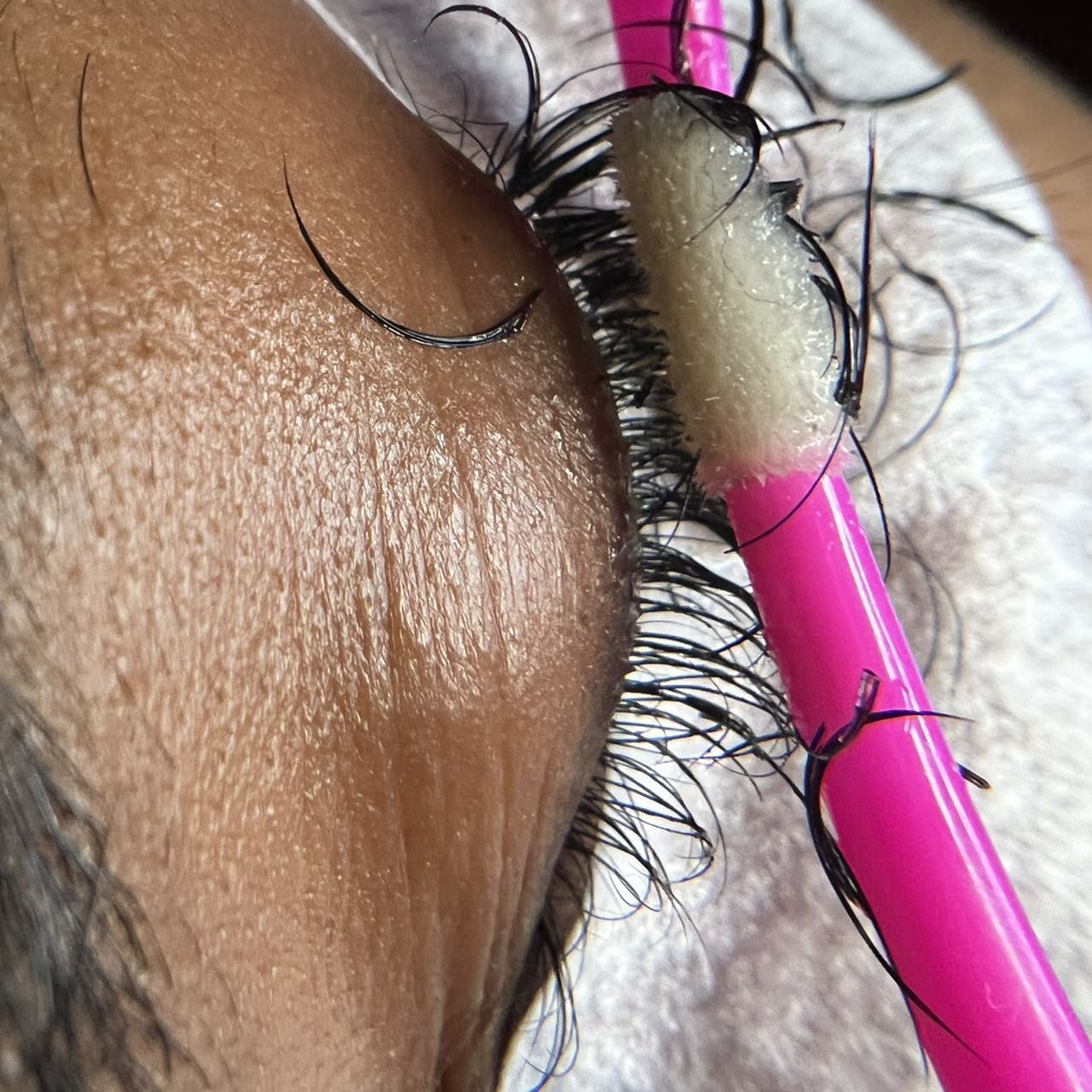 Eyelash removal and cleanse portfolio