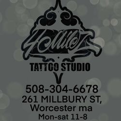 4Milez tattoo studio, 261 Millbury St, Worcester, 01610