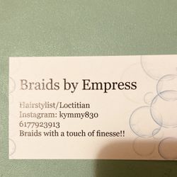 Braids by Empress, 150 Norfolk St, Dorchester Center, 02124