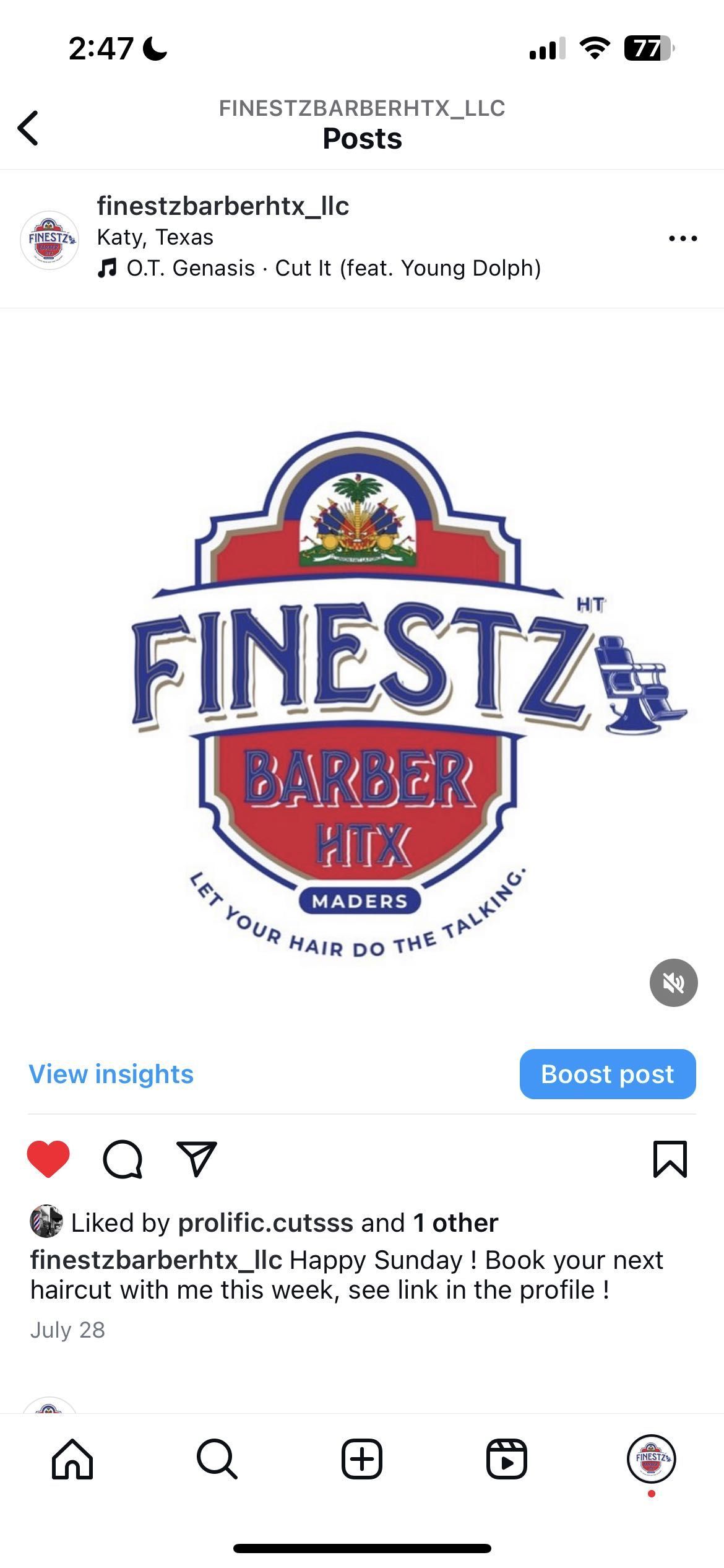 FinestzBarberHtx, 5516 n fry rd, St b, Katy, 77449