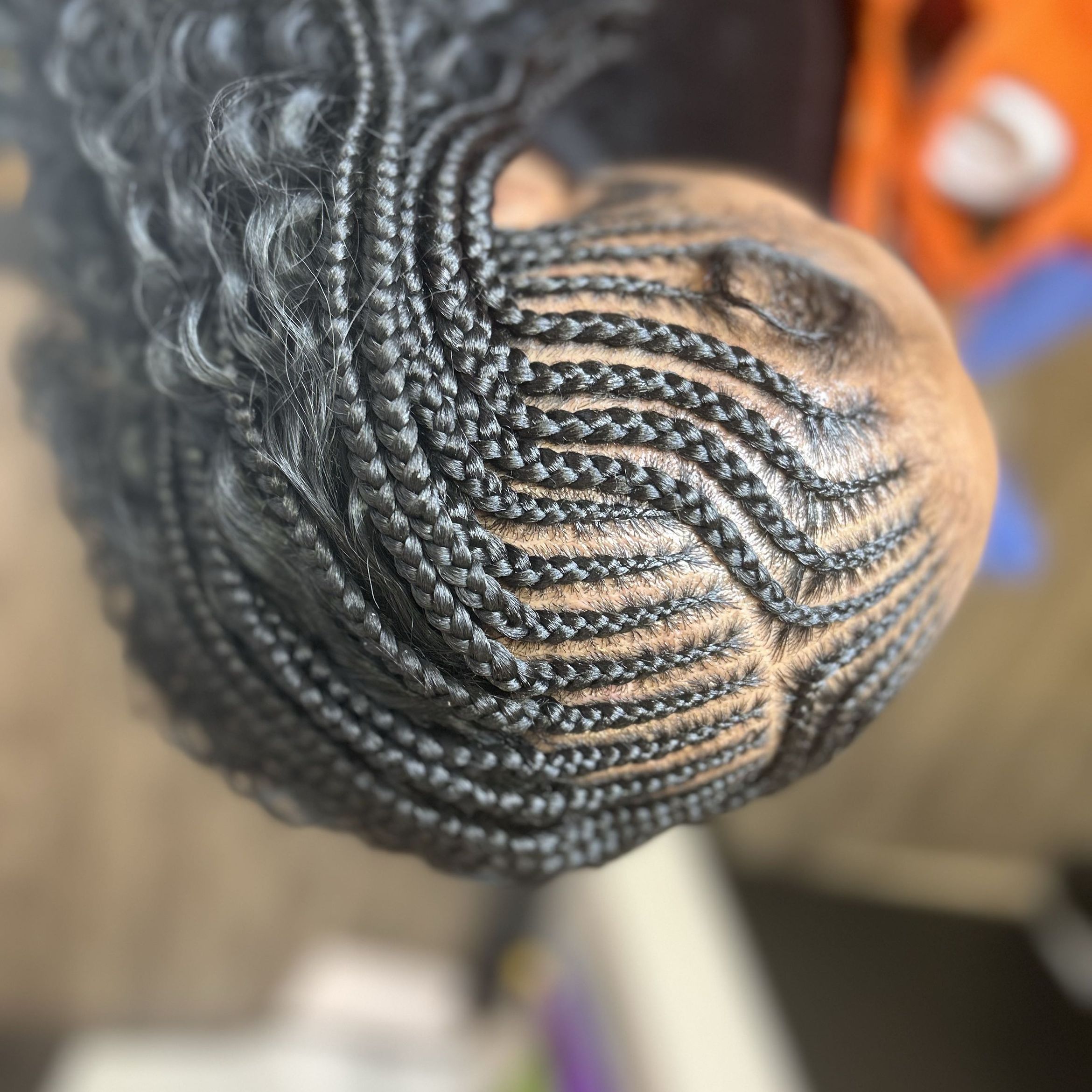 Over 9 stitch braids with sew in portfolio