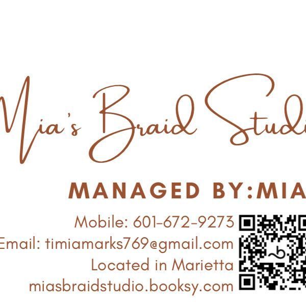 Mia’s Braid Studio, 671 John Ward Rd SW, Marietta, 30064