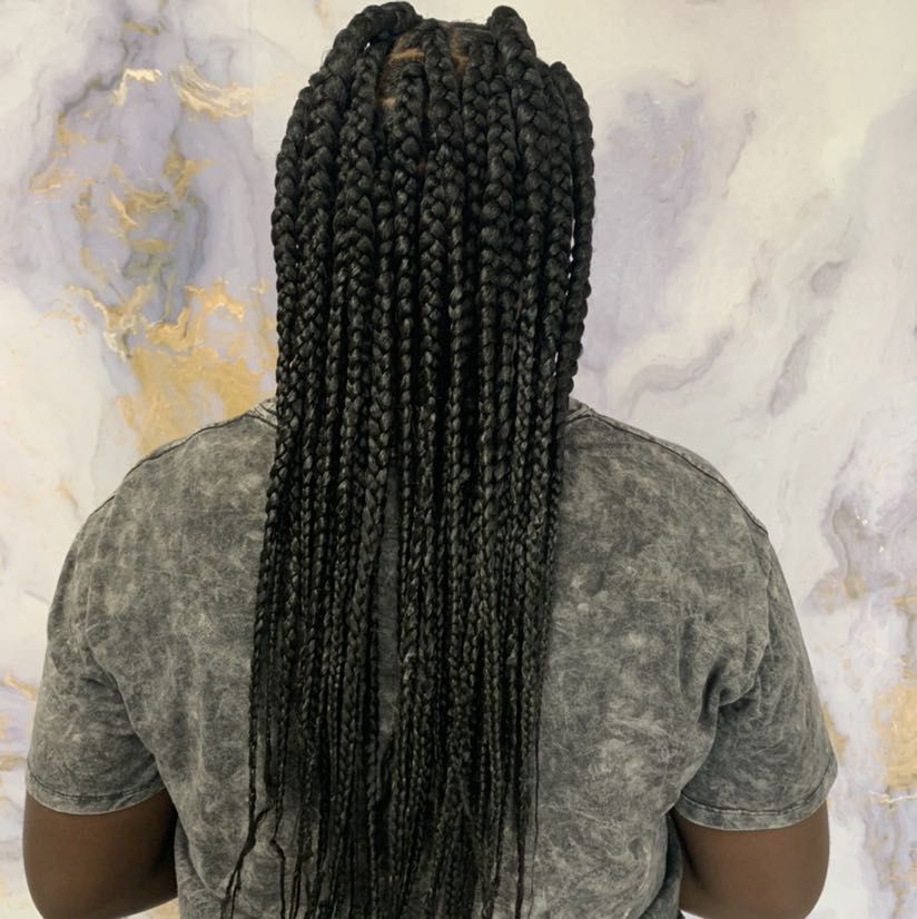 Feedin braids(creative ) individual in the back portfolio