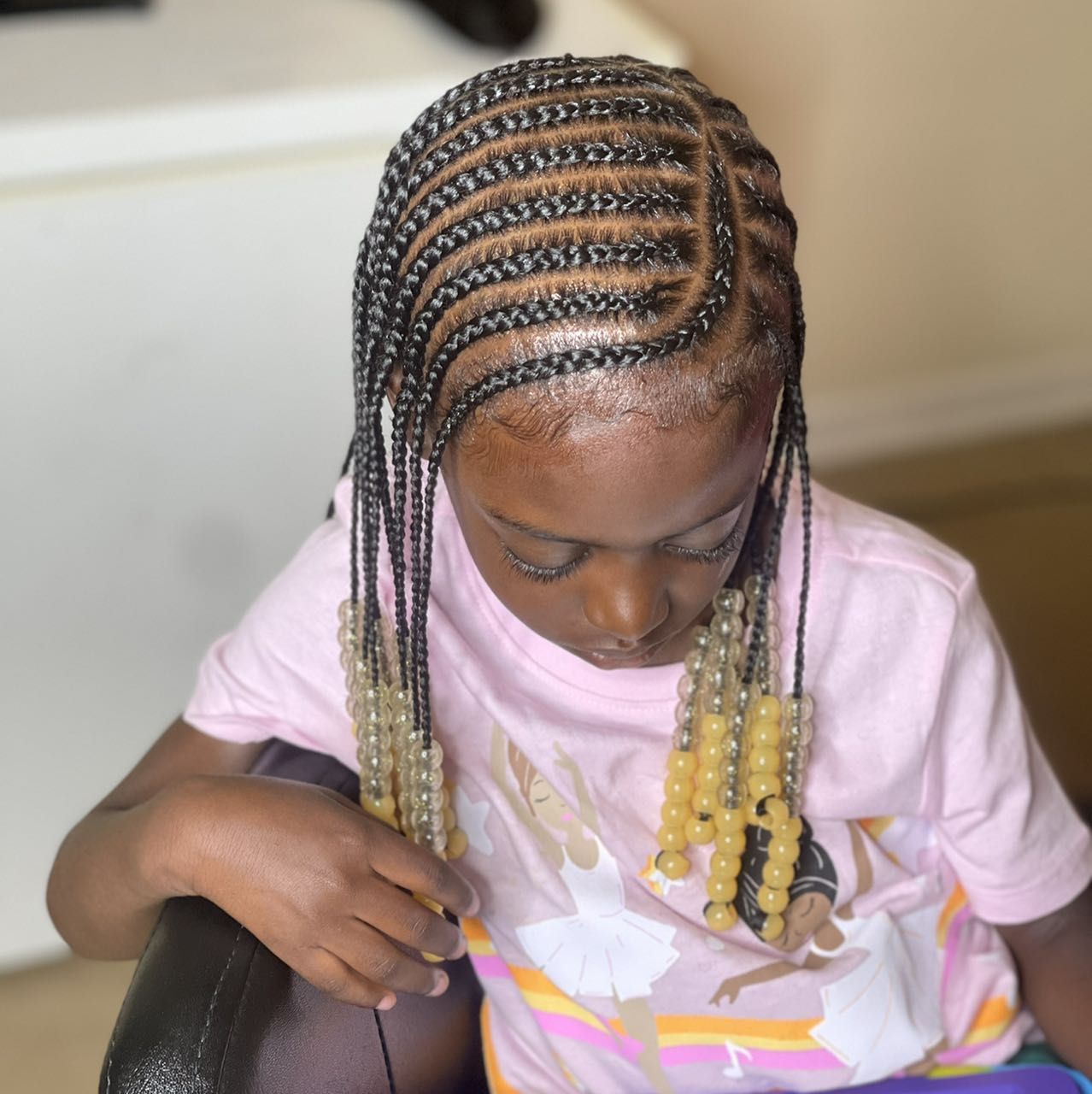 Kids braids with weave/ 9 and younger portfolio