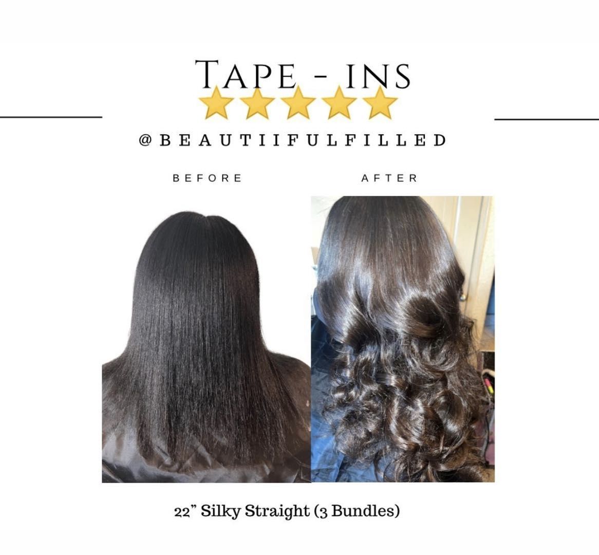 Tape Ins + HAIR INCLUDED + Full Service portfolio