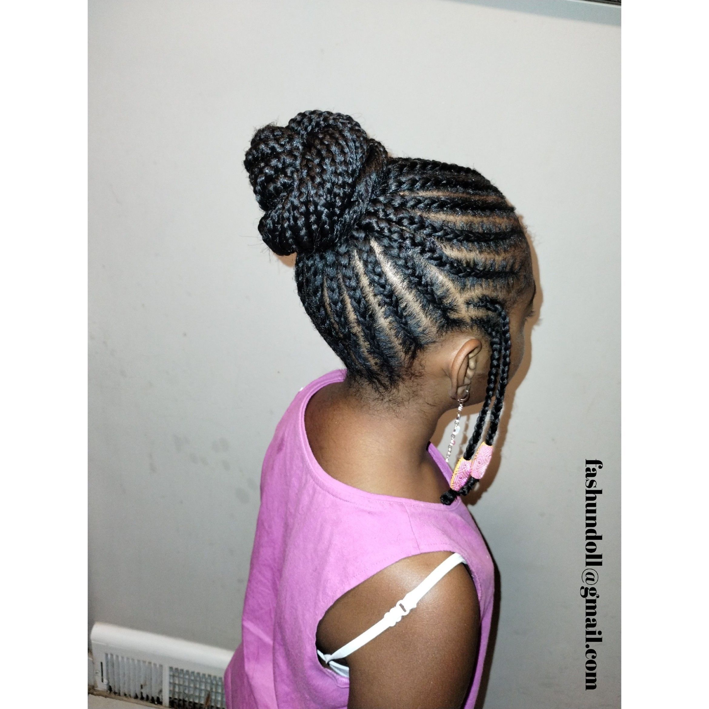 Kids Feed-ins Medium W/Weave Hair Incl (9 & under) portfolio
