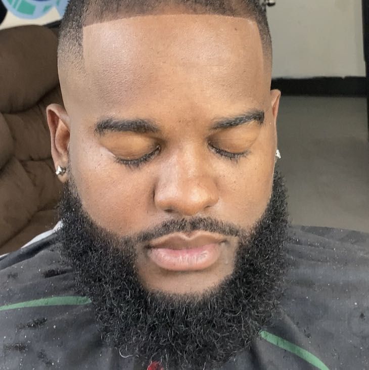 Mens haircut with beard portfolio