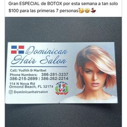 Dominican Hair Salon, 114 north nova road, Ormond Beach, 32174