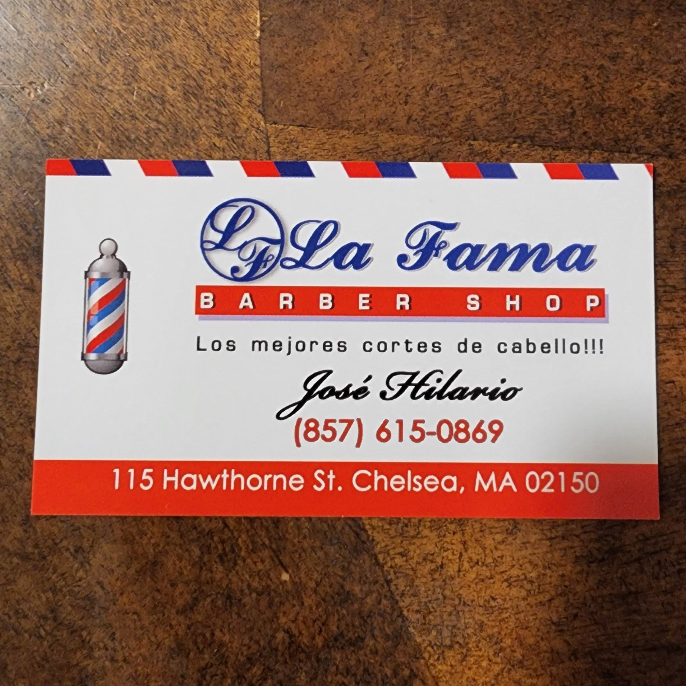 La Fama Barbershop, 115 Hawthorne St, Chelsea, 02150