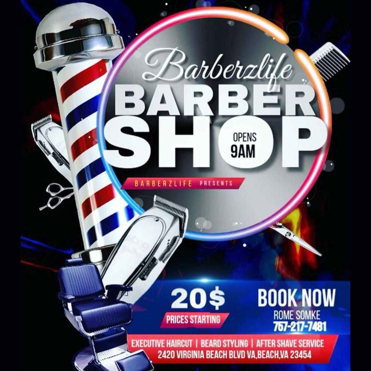 Barberzlife Barbershop, 2420 Virginia Beach Blvd, Virginia Beach, 23452