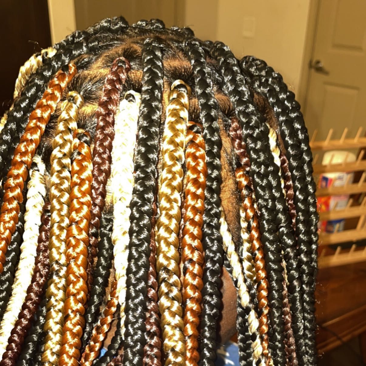 Medium small braids portfolio