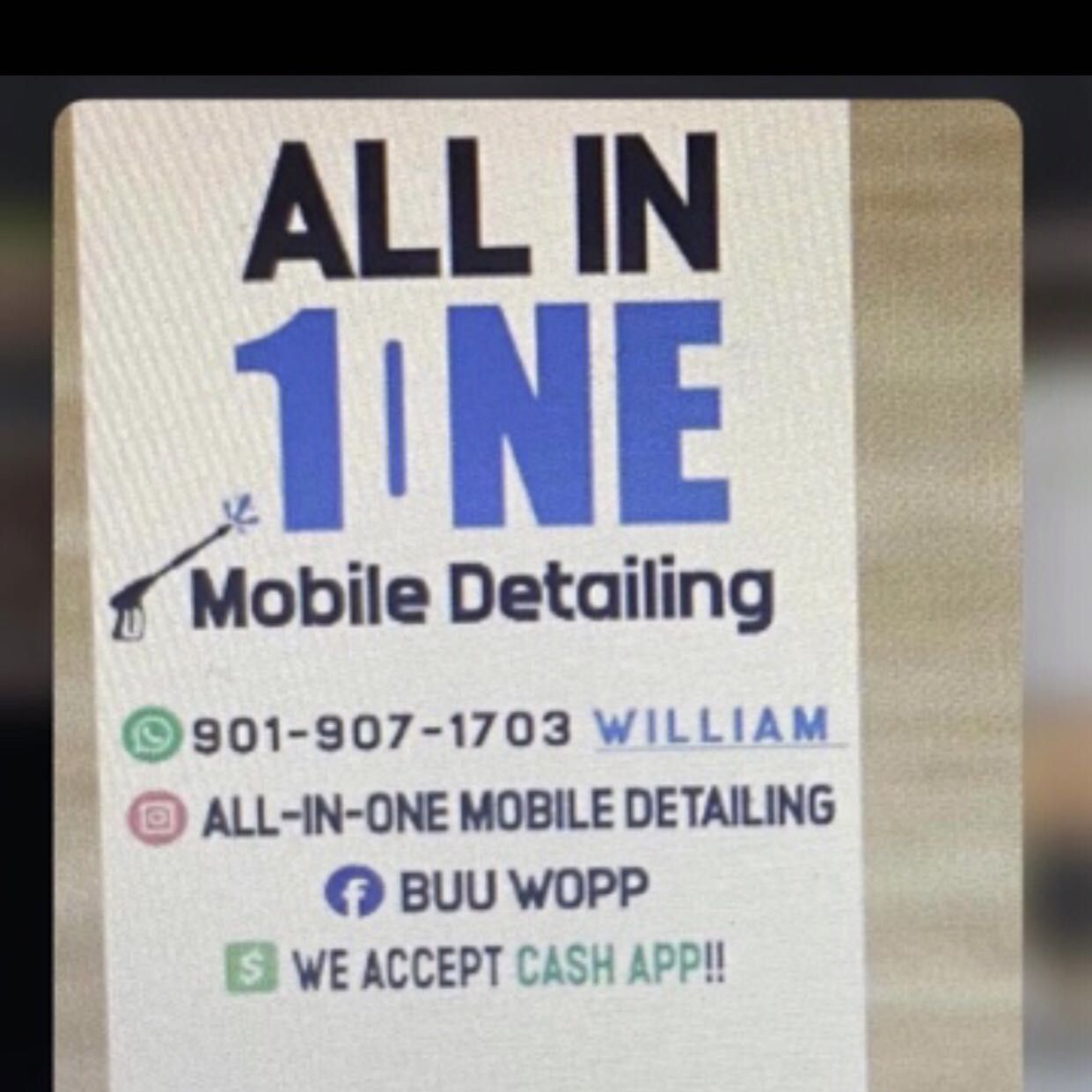 All-In-One Mobile Detailing, Mobile, Memphis, 38127