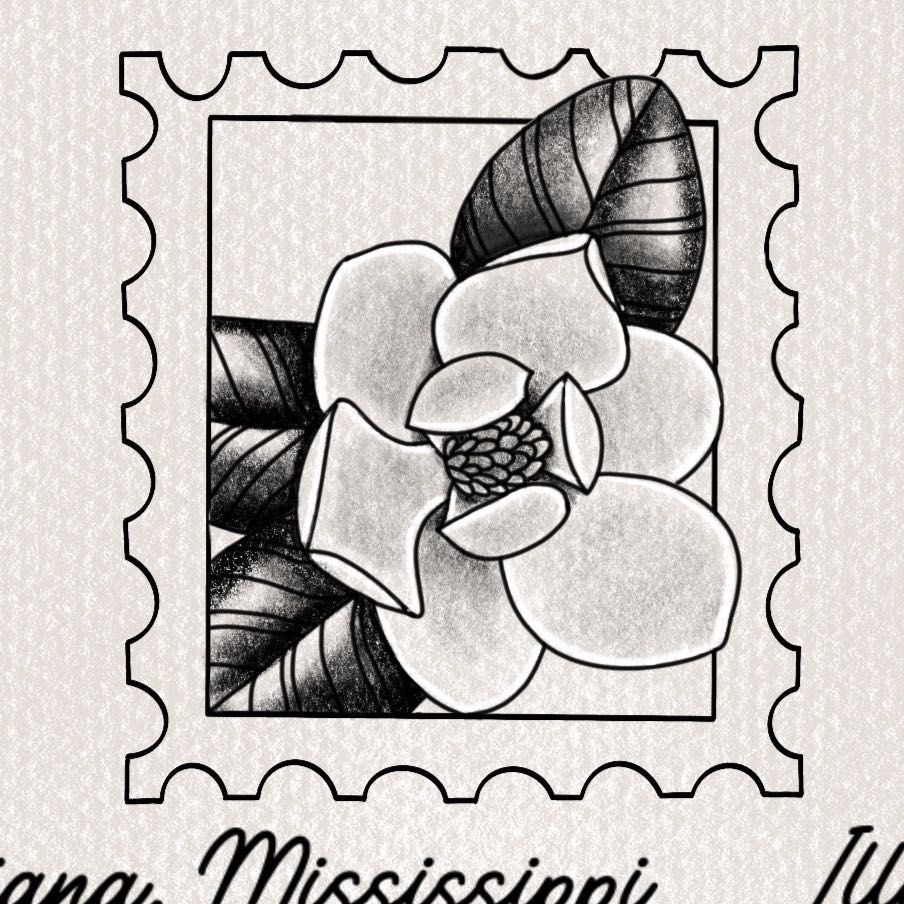 state flower stamp portfolio