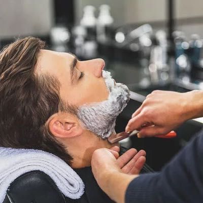 Hot Towel Face Shave portfolio
