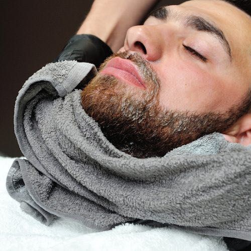 Hot Towel Face Shave portfolio
