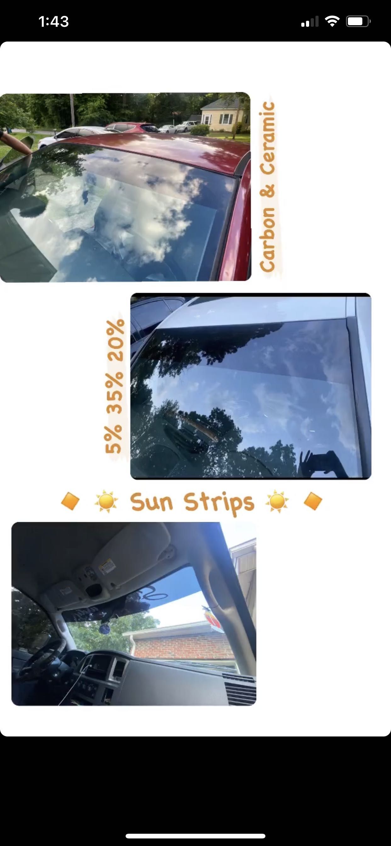 Window Tint - Sun Strip portfolio