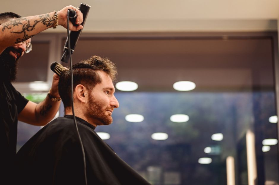 Men Hair Cut & with Grey Coverage Color portfolio