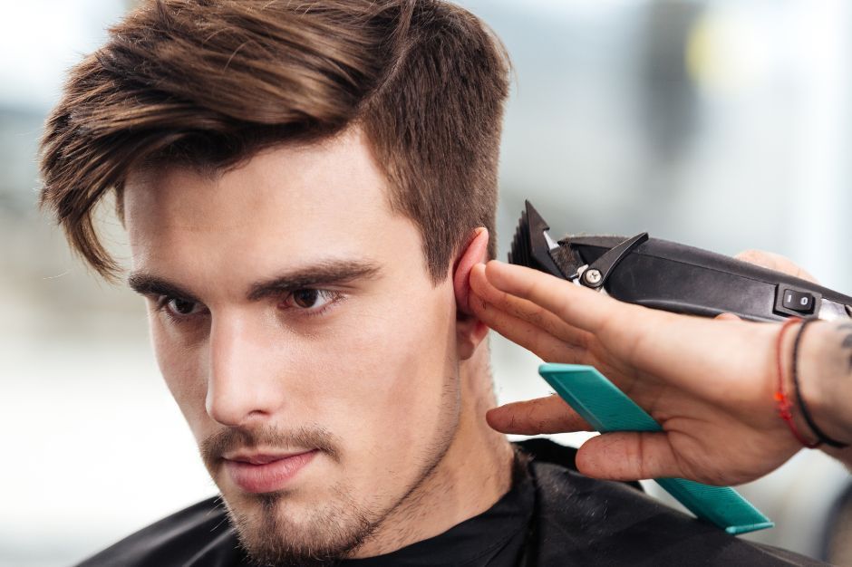 Men Hair Cut & with Grey Coverage Color portfolio