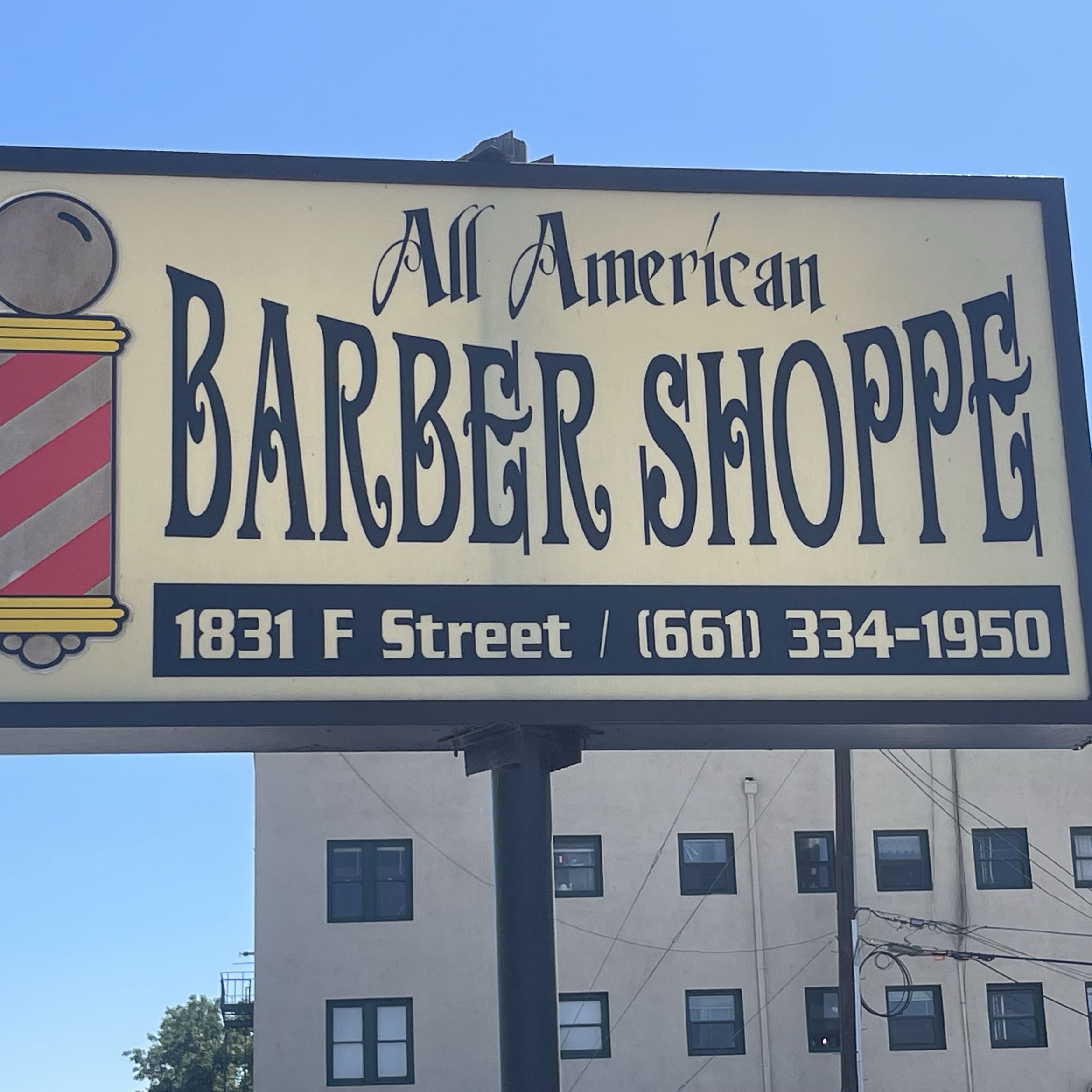 Frankie@All American BarberShop Downtown, 1833 F Street, Bakersfield, 93301