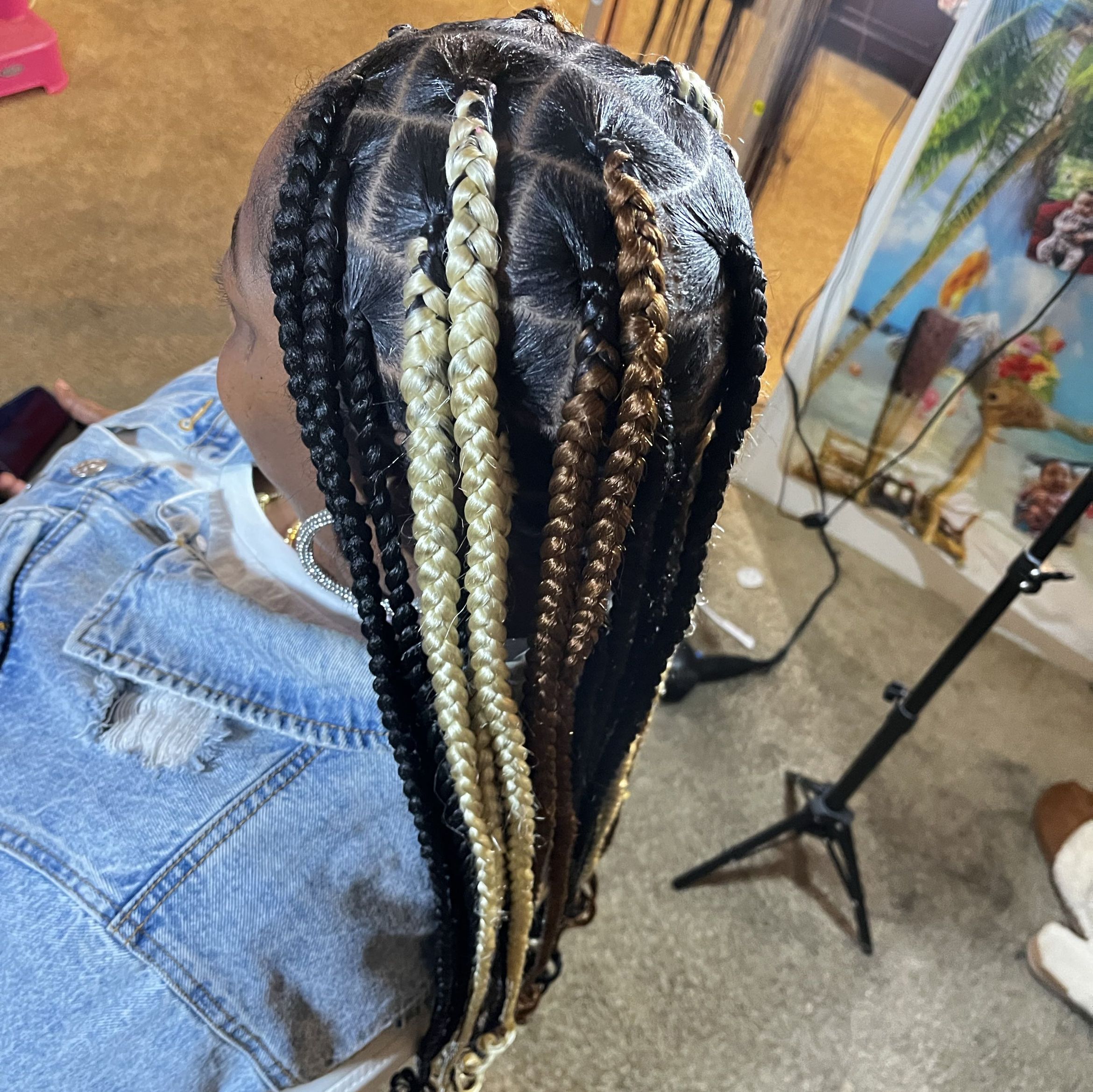 medium knotless braids portfolio