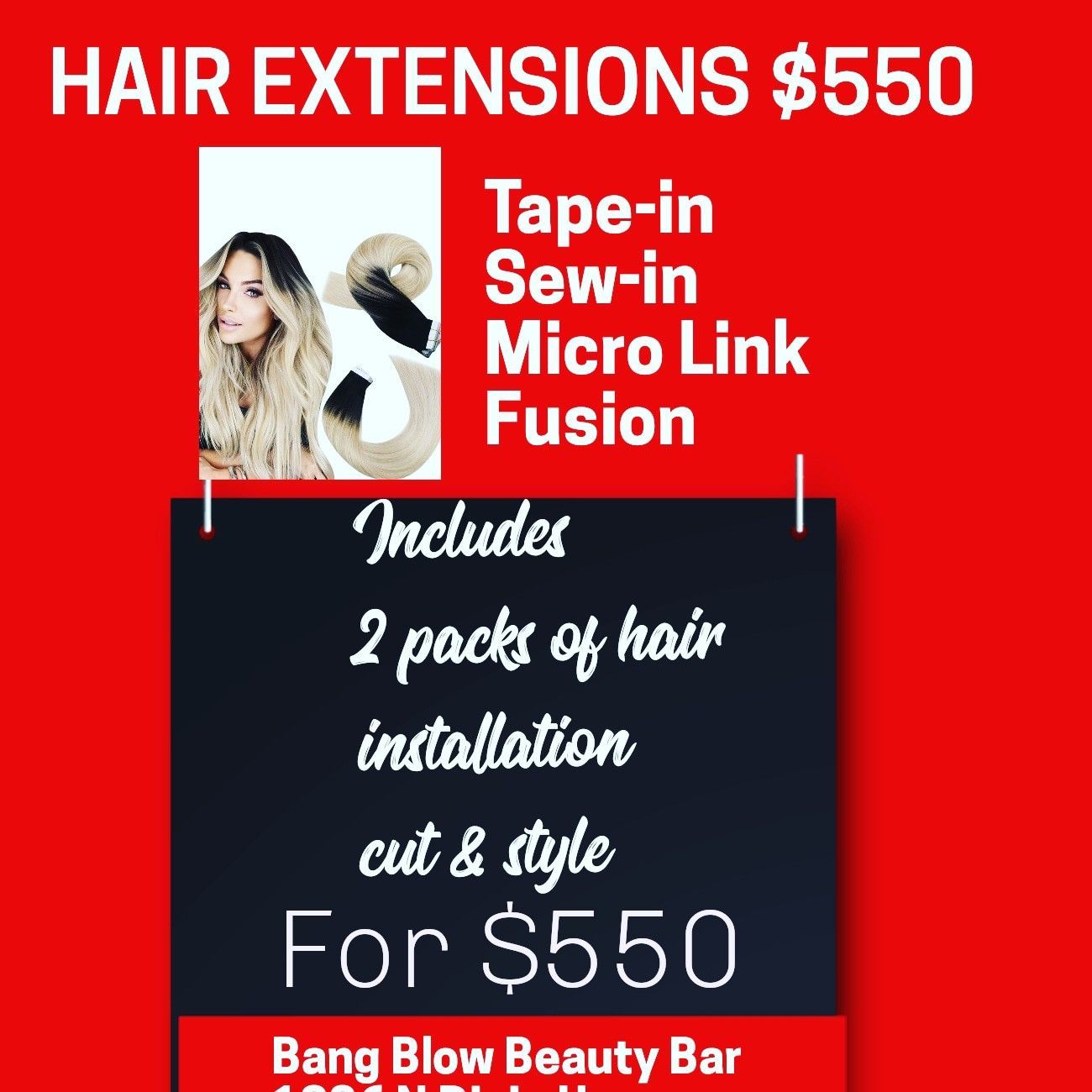 Hair Extensions portfolio