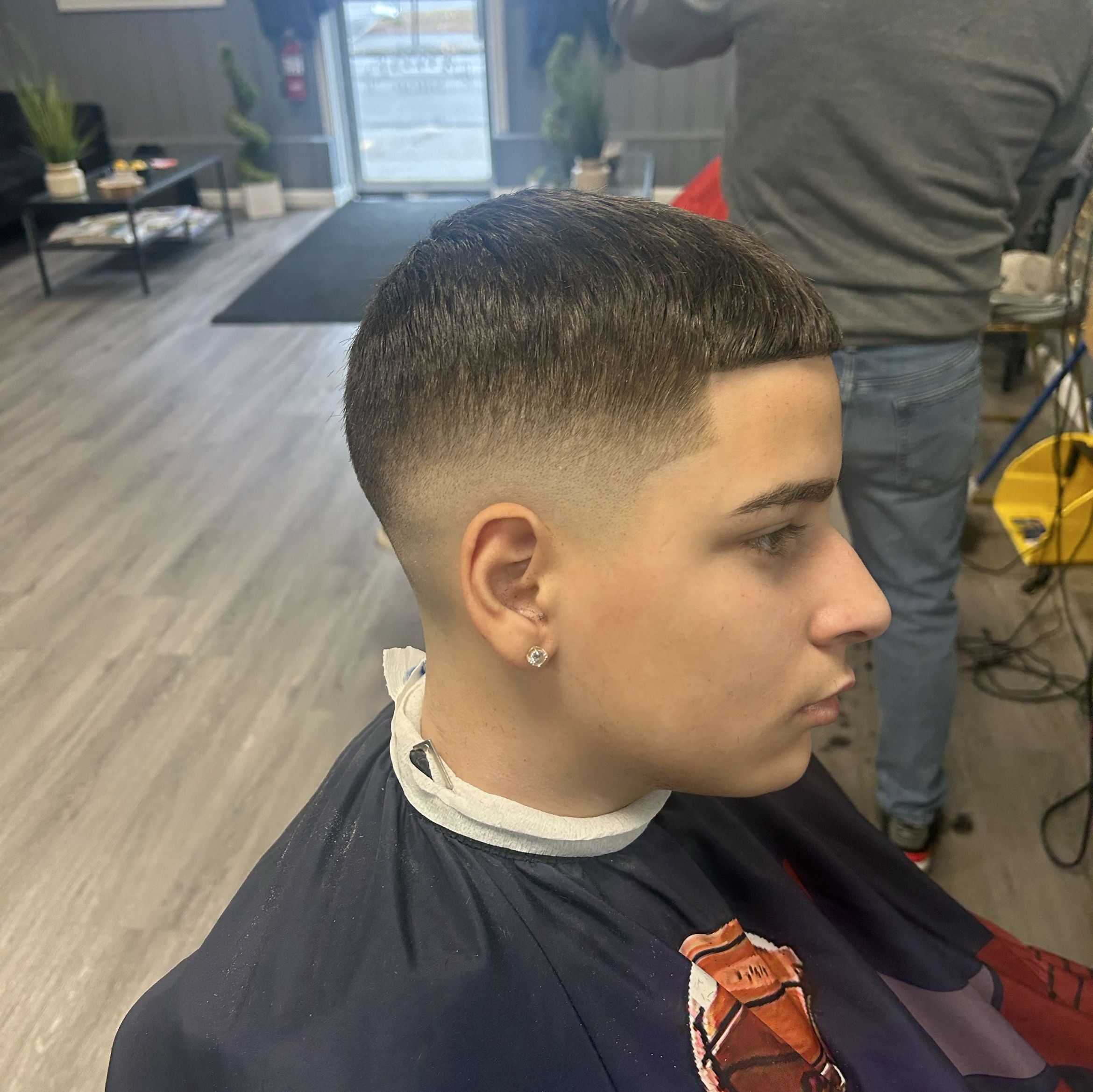 Young man haircut portfolio
