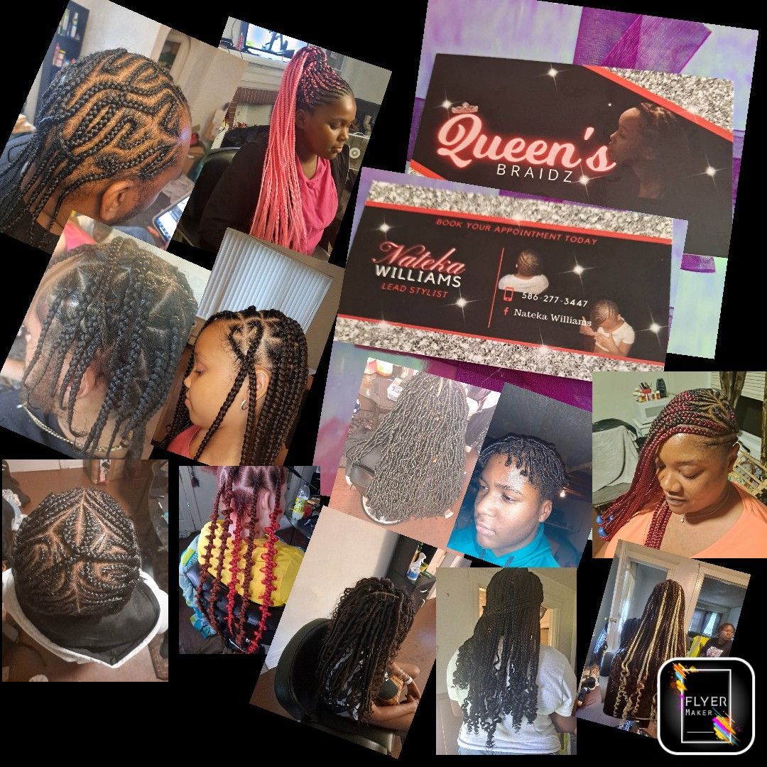 Braidz By Queen, 11907 Riad St., Detroit, 48224