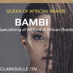 BAMBI AFRICAN HAIR BRAIDING, 1696 Heritage Dr, Clarksville, 37043