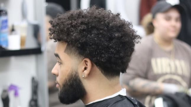 IB Cuttin' Barber & Beauty Salon - Afro shape up.