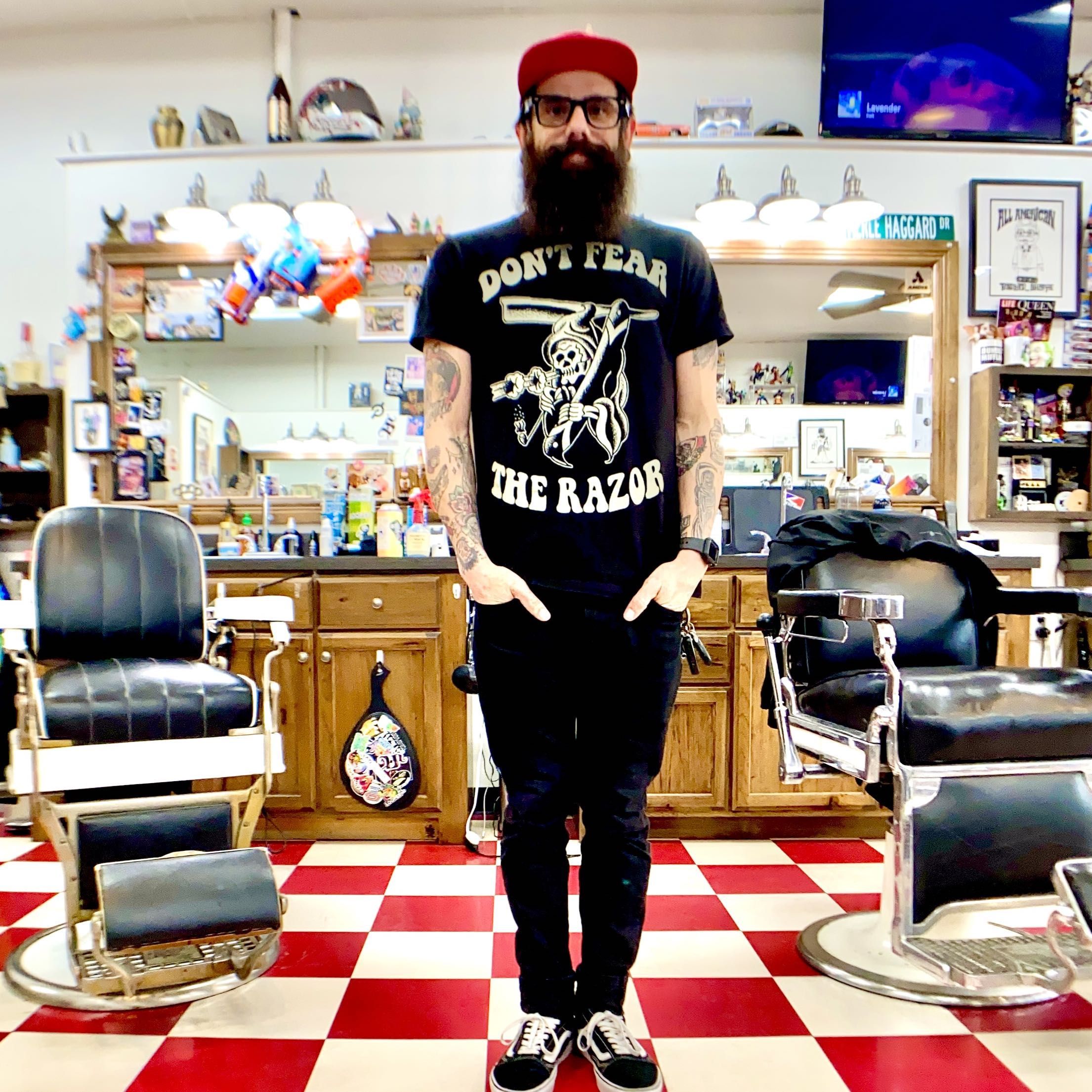 Reverend Mikey @ All American Barbershop, 4550 Coffee Rd, Unit G, Bakersfield, 93308