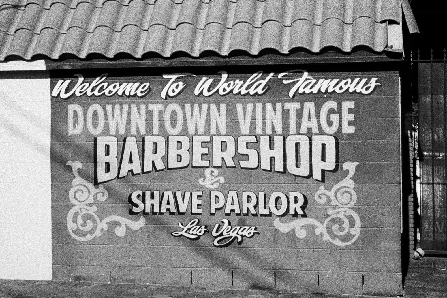 Black Nevada - Barbershop Las Vegas print by Philippe HUGONNARD