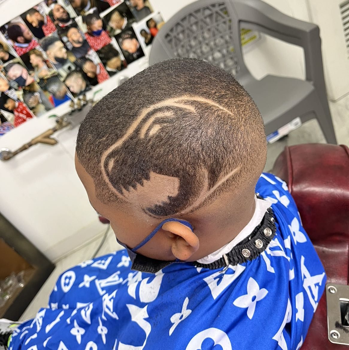 Kids haircut with design portfolio
