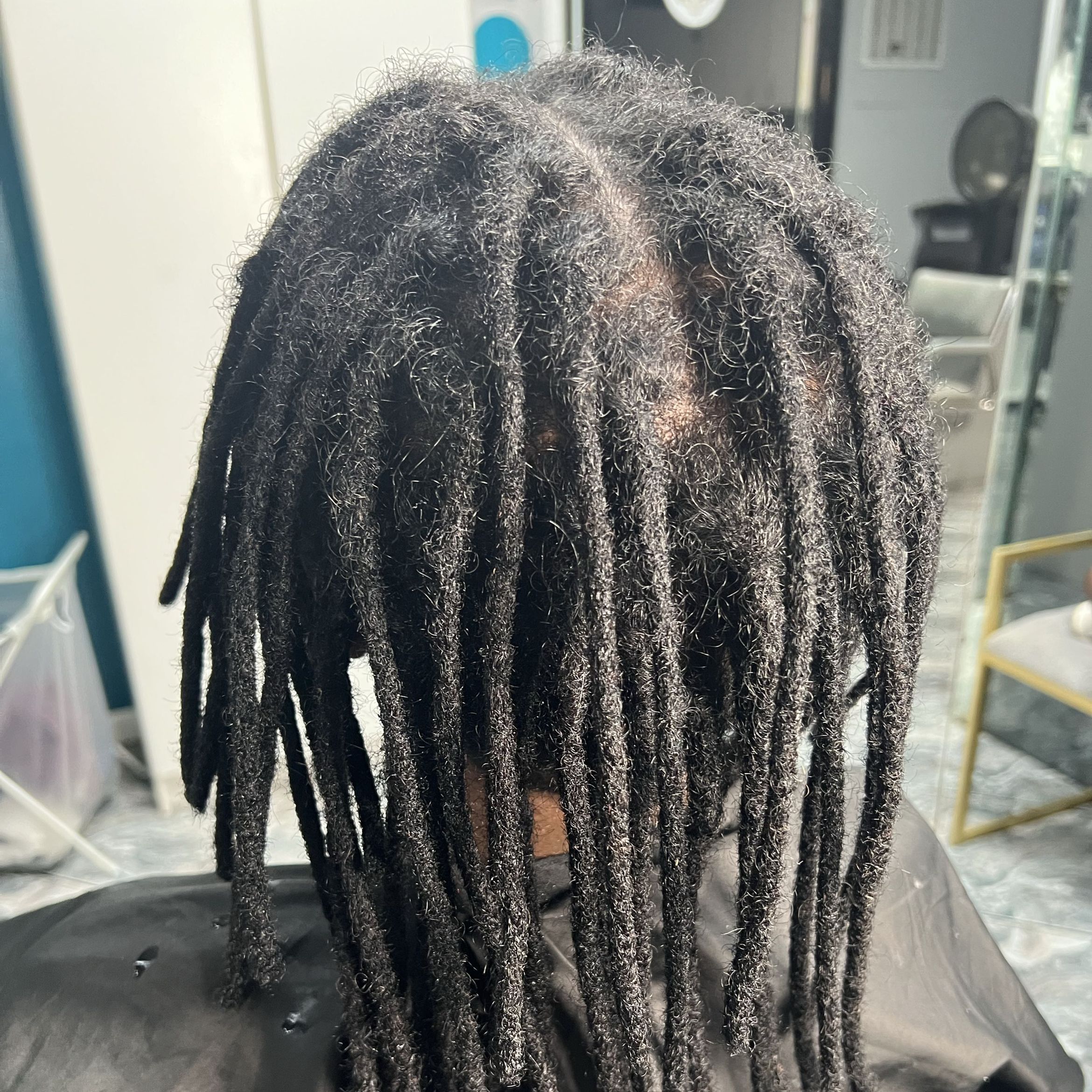 Dreads extensions with 💯 human locs portfolio